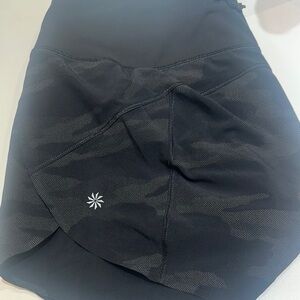 Black Camouflage Skort with Logo